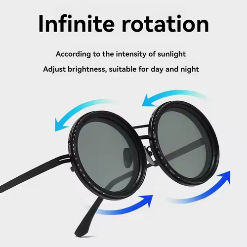 2-Pack Trendy Fashion 9Gear Adjustable Sunglasses