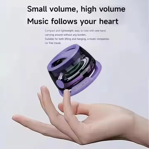 Compact Bluetooth Speaker High Volume Colorful RGB Effects Easy to Carry Anywhere