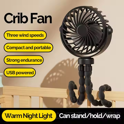 Octopus Like Baby Stroller Fan