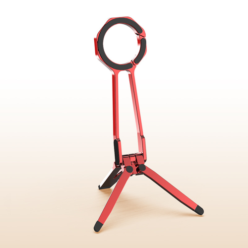 Foldable Magnetic Phone Stand Spring Clip Multi Functional