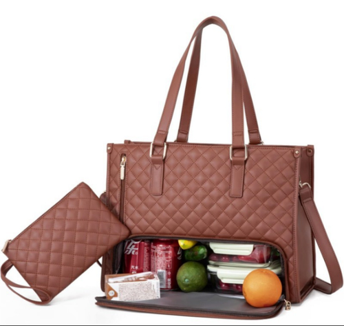 Ladies' insulated lunch box leak proof lunch bag