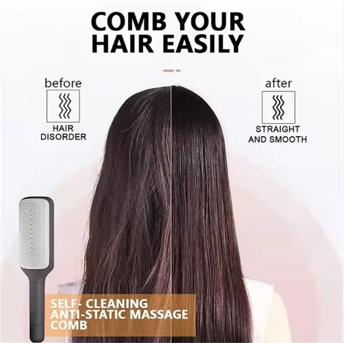 Easy Clean Telescopic Hair Comb