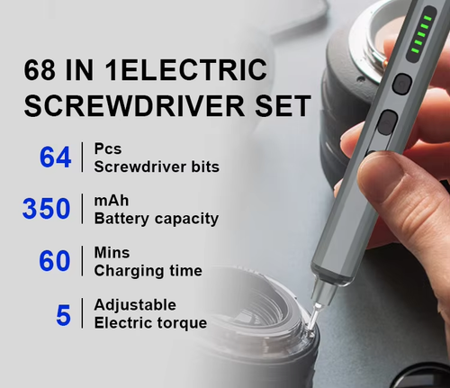 68in1 Precision Electric Screwd river Set