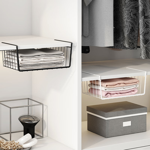 2-Pack 40*25*14cm Hanging Storage Basket