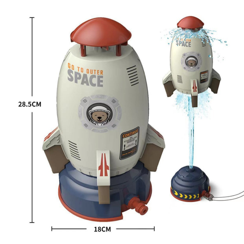 Space Rocket Water Sprinkler Toy For Kids
