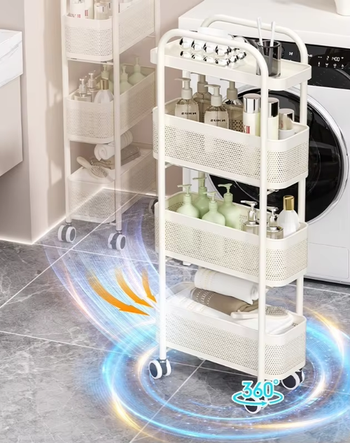 Silent Wheel Kitchen Storage For Easy Access