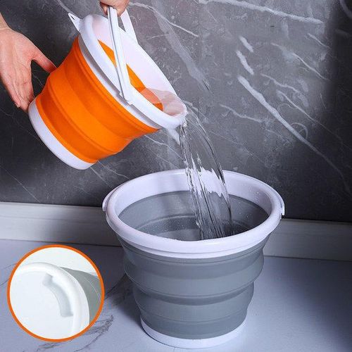 Portable Folding Bucket - Durable, space-saving bucket for car washing, camping, fishing, travelling and outdoor activities