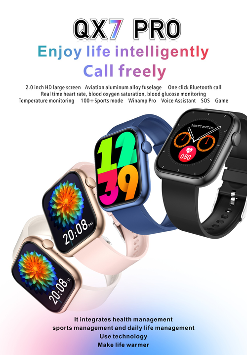 Health Monitor Bluetooth Calling Multi Functional Smart Watch