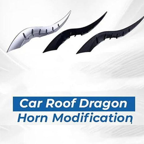 2-Pack Personality Upgrade Unique Shaped Car Roof Dragon Horn Kit