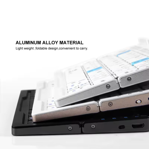 Portable Foldable Bluetooth Keyboard