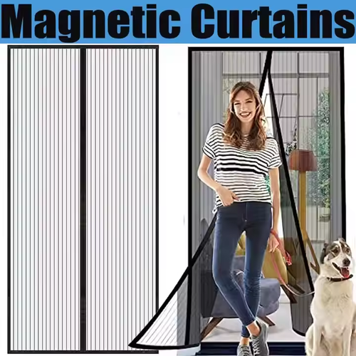 Home Magnetic Insect Screen Curtain