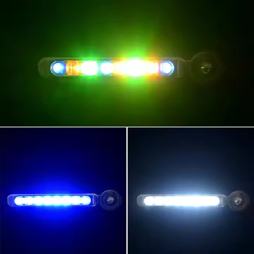 2 Pack Car Decorative Lights Wind Electric Motorcycle Electric Vehicle Daytime Running Lights LED Decorative Lights