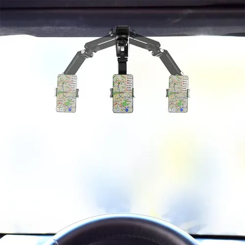 Sun-Visor Car Phone Holder