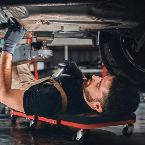Foldable 2 in 1 Car Repair Creeper Seat