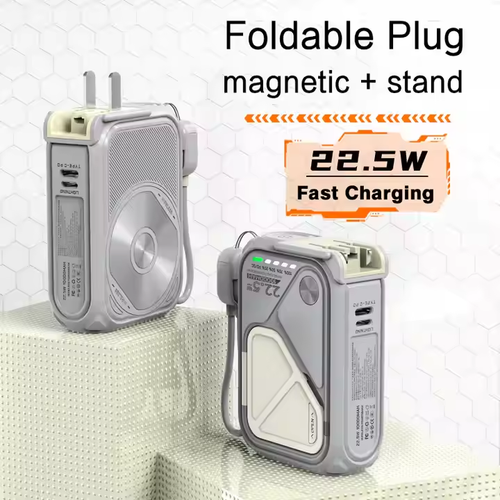 4 Device Charging 2 in 1 Power Bank and Charger