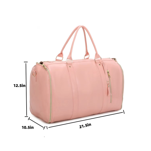 Unisex waterproof and durable PU leather travel bag wholesale large capacity portable travel bag storage travel bag