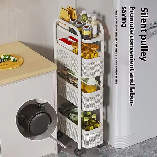 Silent Wheel Kitchen Storage For Easy Access
