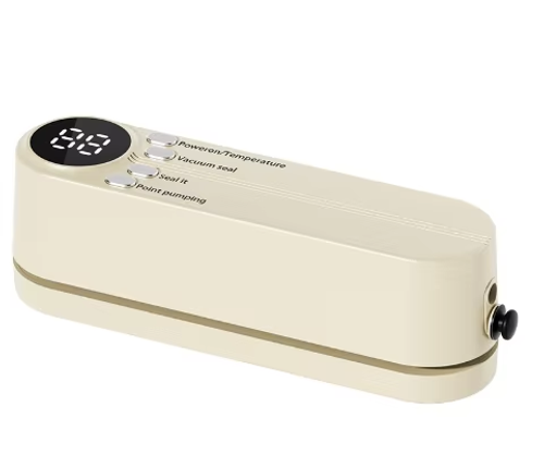 Wireless Handheld Vacuum Sealer With Digital Display 3 Speed Temp Control