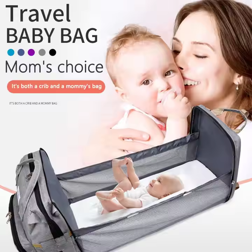 Travel Baby Bag Crib 2in1 Mom Must Have