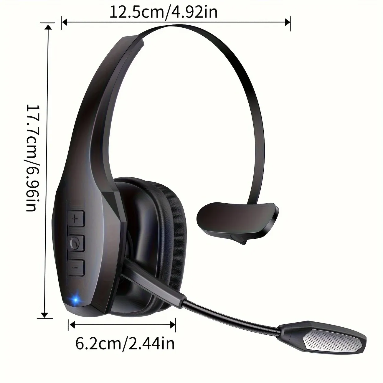 ProTruck Wireless Headset - 55Hrs Long-Lasting Battery Life