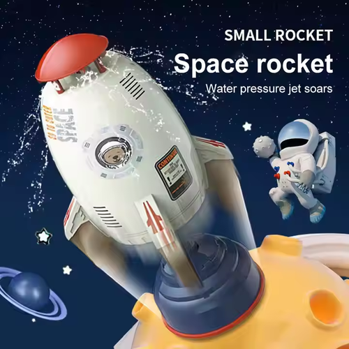 Space Rocket Water Sprinkler Toy For Kids