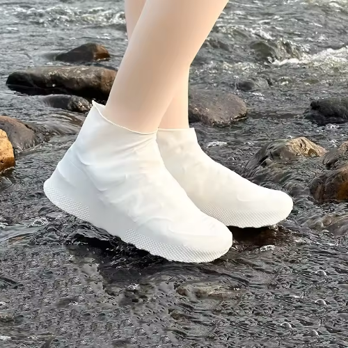 5-Pack Foldable Waterproof Anti slip Thickened Wear resistant Shoe Covers