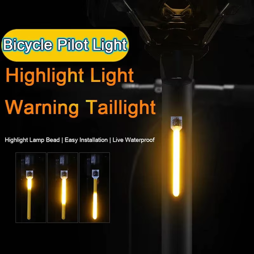 Bicycle Pilot Light Highlight Warning Taillight