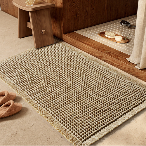 Machine Washable Absorbent Non Slip Cozy Bathroom Mat
