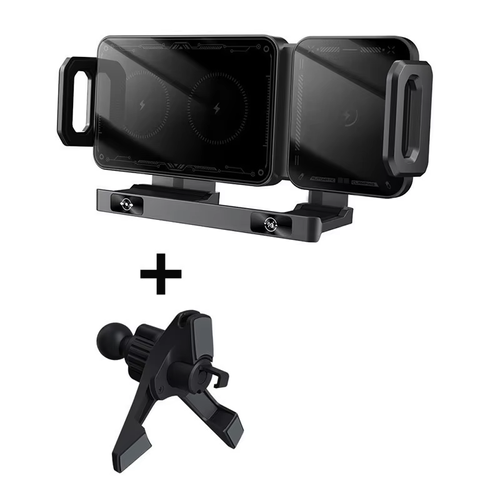 90 Rotate Multi Device Foldable Screen Car Charger Mount