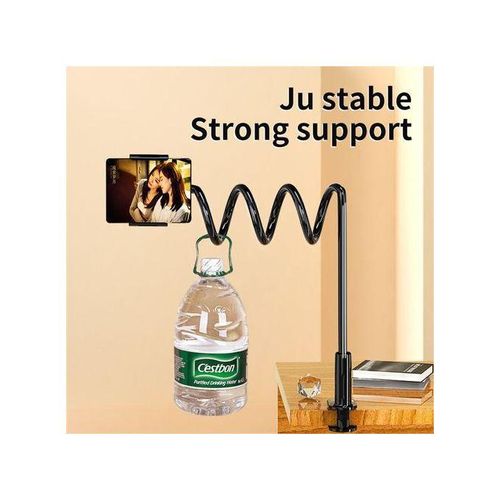 Flexible Desktop Phone Stand – Black