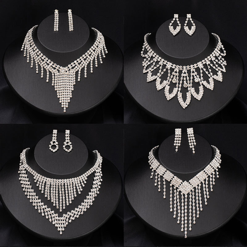 High End Evening Crystal Jewelry Customizable