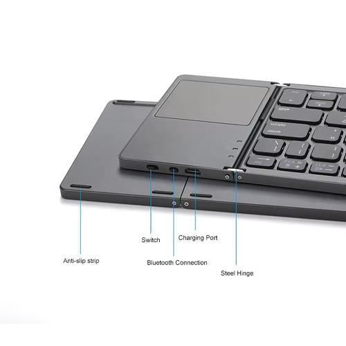 Tri Fold Wireless Bluetooth Keyboard