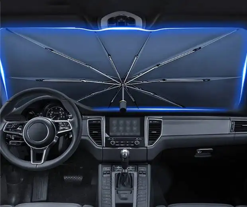 Car sunshade, front windshield, sun protection, heat insulation, sun protection, front light blocking car window, summer supplies, sunshade