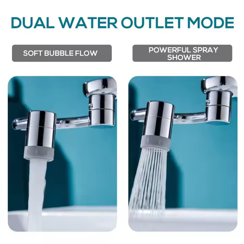 Universal Rotary Faucet With 1080 Rotation