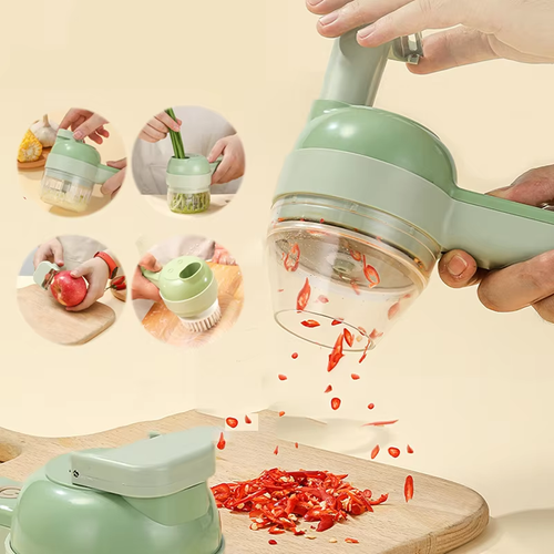 Electric Multifunctional Food Chopper Fast Charging Veggie Mincer