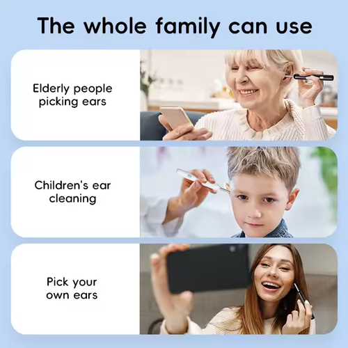 Smart Visual Ear Pick 8MP Safe Cleaning iOS Android Compatible
