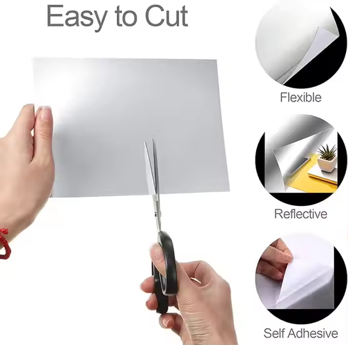 20*80cm Acrylic Flexible Mirror No Drill Installation