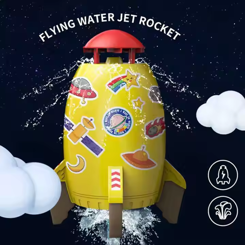Space Rocket Water Sprinkler Toy For Kids