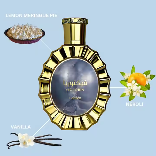 Lattafa Victoria Elegant Fragrance in Bottle