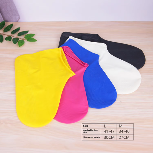5-Pack Foldable Waterproof Anti slip Thickened Wear resistant Shoe Covers