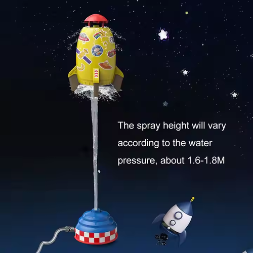 Space Rocket Water Sprinkler Toy For Kids