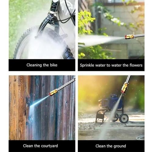 High Pressure Portable Cordless Washer Spray Gun with 2 Lithium Batteries Set