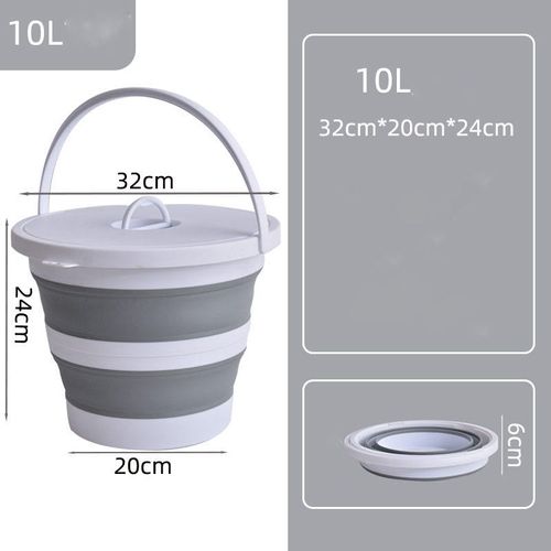 Portable Folding Bucket - Durable, space-saving bucket for car washing, camping, fishing, travelling and outdoor activities