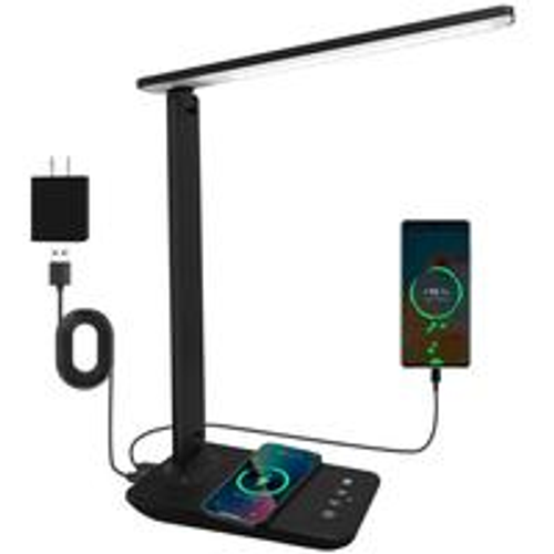 5in1WirelessChargeEyeFriendlyDeskLamp