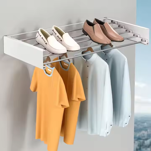 100cm Invisible Foldable Clothes Drying Rack