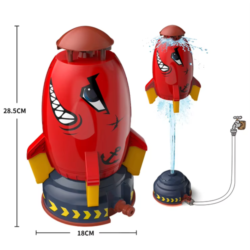 Space Rocket Water Sprinkler Toy For Kids