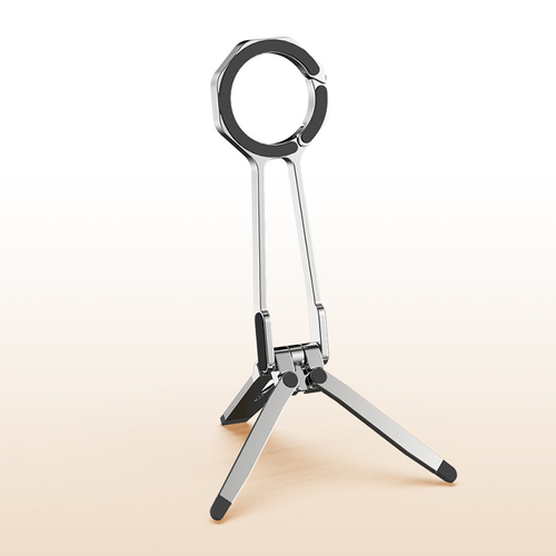 Foldable Magnetic Phone Stand Spring Clip Multi Functional