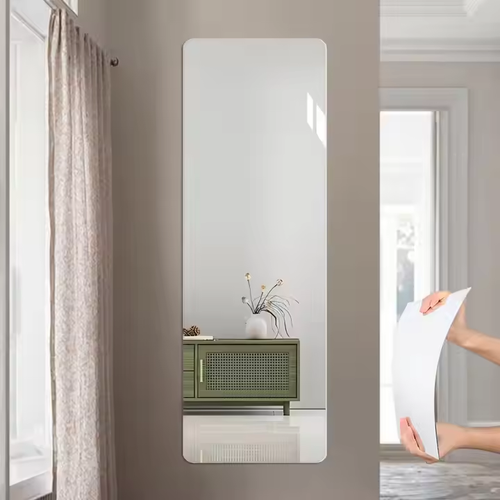 20*80cm Acrylic Flexible Mirror No Drill Installation