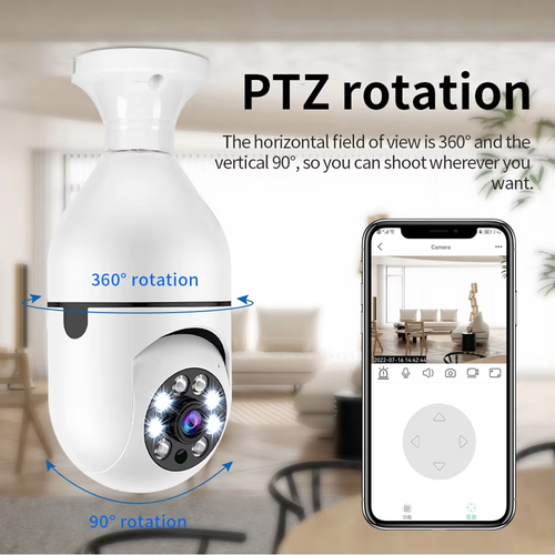 Socket Smart Home Bulb Security Camera