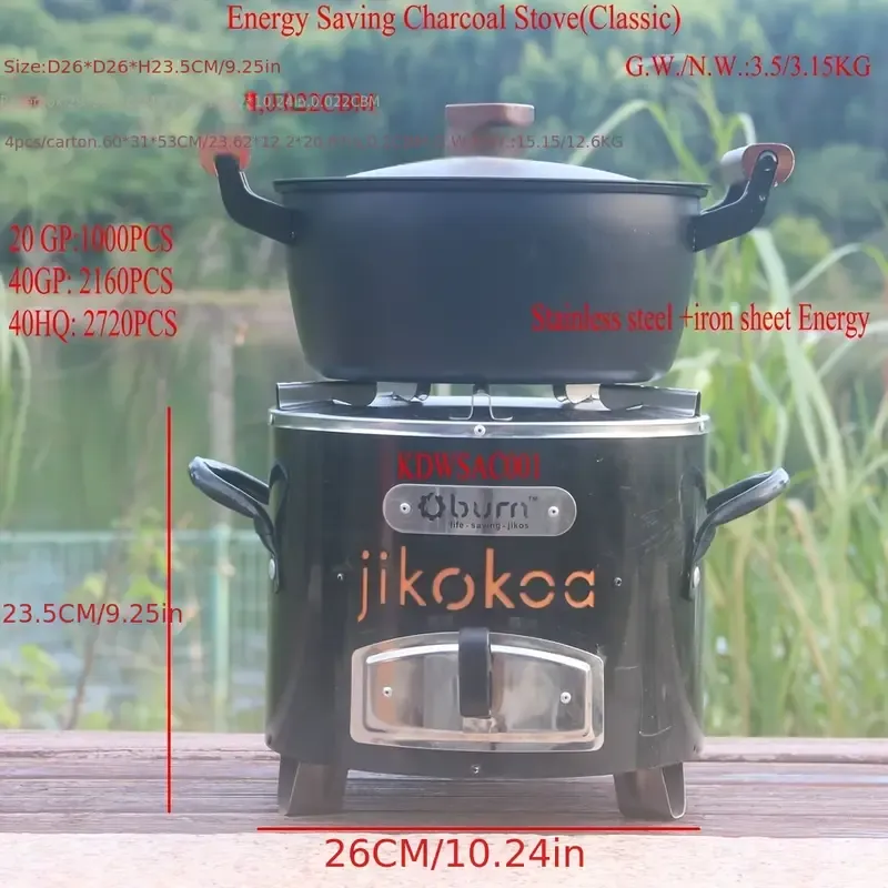 Outdoor Fire Pit, Wood Stove, Stainless Steel Charcoal Stove, Energy-Saving Charcoal Furnace, Multifunctional Charcoal Stove, Firewood Stove.
